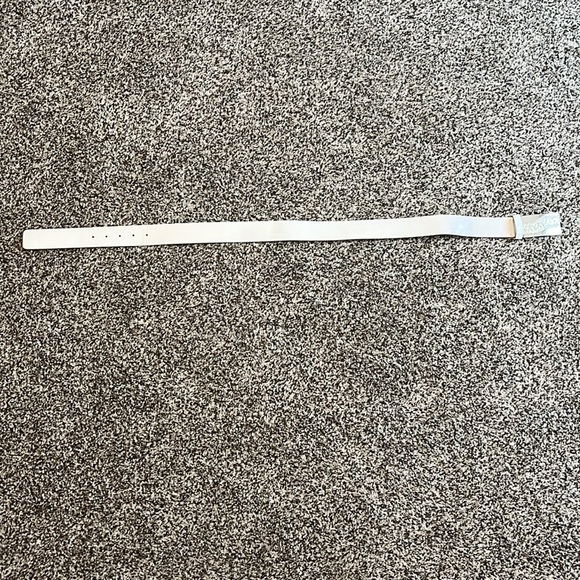 Playboy belt small bunny white silver rhinestones buckle vintage y2k size S - Picture 4 of 6